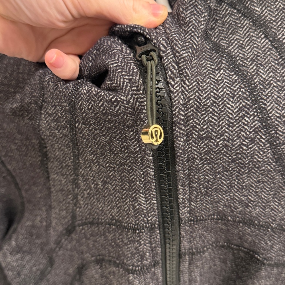 Lululemon Define Jacket - Black Herringbone - image 2
